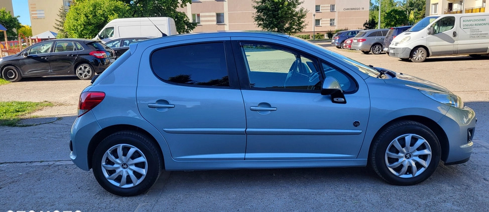 Peugeot 207 cena 18500 przebieg: 129000, rok produkcji 2012 z Września małe 137